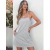 imageANRABESS Women Summer Dress 2026 Beach Vacation Outfits Tennis Athletic Workout Romper Dress Built in Shorts Travel ClothesHeather Grey