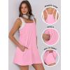 imageANRABESS Women Summer Dress 2026 Beach Vacation Outfits Tennis Athletic Workout Romper Dress Built in Shorts Travel ClothesLight Pink