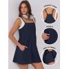 imageANRABESS Women Summer Dress 2026 Beach Vacation Outfits Tennis Athletic Workout Romper Dress Built in Shorts Travel ClothesNavy Blue
