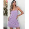 imageANRABESS Women Summer Dress 2026 Beach Vacation Outfits Tennis Athletic Workout Romper Dress Built in Shorts Travel ClothesPurple
