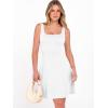imageANRABESS Women Summer Sleeveless Square Neck Cocktail Dress 2026 ALine Casual Formal Beach Vacation Party Mini DressWhite