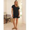 imageANRABESS Women Summer Two Piece Lounge Sets Top Matching Shorts Pajama Set 2026 Spring Casual Outfits Beach Vacation ClothesBlack
