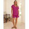 imageANRABESS Women Summer Two Piece Lounge Sets Top Matching Shorts Pajama Set 2026 Spring Casual Outfits Beach Vacation ClothesHot Pink