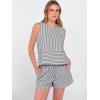 imageANRABESS Womens 2 Piece Outfits Striped Summer Casual Sleeveless Tank Top Matching Shorts Lounge Sets Beach Vacation ClothesBlack White Stripe