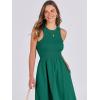 imageANRABESS Womens 2026 Summer Casual Maxi Dress A line Tiered Flowy Short Sleeve Crewneck T Shirt Beach Travel Long DressesDark Green