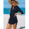 imageANRABESS Womens Bathing Suit Cover Ups Swimsuit Beach Coverup Hollow Out Swimwear 2026 Summer Outfits Bikini Dress ShirtNavy Blue