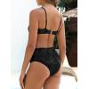 imageANRABESS Womens High Waisted Bikini Sets 2 Piece Swimsuits Cute Lace Square Neck Modest Bathing Suit 2026Black