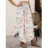 imageANRABESS Womens Maxi Skirts Summer Boho Floral High Waisted Flowy Swing Pleated Beach Long Skirt with PocketsFloral Multicolor