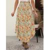 imageANRABESS Womens Maxi Skirts Summer Boho Floral High Waisted Flowy Swing Pleated Beach Long Skirt with PocketsFloral Orange Red