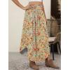imageANRABESS Womens Maxi Skirts Summer Boho Floral High Waisted Flowy Swing Pleated Beach Long Skirt with PocketsFloral Orange Red