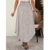 imageANRABESS Womens Maxi Skirts Summer Boho Floral High Waisted Flowy Swing Pleated Beach Long Skirt with PocketsFloral Polka Dot