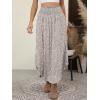 imageANRABESS Womens Maxi Skirts Summer Boho Floral High Waisted Flowy Swing Pleated Beach Long Skirt with PocketsFloral Polka Dot
