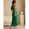 imageANRABESS Womens One Shoulder Formal Midi Dresses 2026 Summer Wrap High Slit Beach Wedding Guest Party Cocktail Maxi DressDeep Green