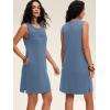 imageANRABESS Womens Summer Casual Mini Dresses 2026 Sleeveless Crewneck WrinkleFree Sundress Beach Vacation Short Tank DressGrey Blue