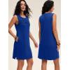 imageANRABESS Womens Summer Casual Mini Dresses 2026 Sleeveless Crewneck WrinkleFree Sundress Beach Vacation Short Tank DressRoyal Blue