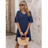 imageANRABESS Womens Summer Dresses 2026 Ruffle Sleeve V Neck Casual A Line Tshirt Mini Dress Beach Vacation Clothes with PocketsNavy Blue