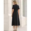 imageANRABESS Womens Summer Maxi Dresses Casual Short Sleeve Elegant Classy Vintage 2026 Spring Flowy Cocktail Dress 80s OutfitBlack
