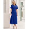 imageANRABESS Womens Summer Maxi Dresses Casual Short Sleeve Elegant Classy Vintage 2026 Spring Flowy Cocktail Dress 80s OutfitRoyal Blue