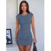 imageANRABESS Womens Summer Sleeveless Bodycon Mini Dress Ribbed Knit Crewneck 2026 Basic Slim Fit Party Cocktail Short DressesGrey Blue