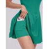 imageANRABESS Womens Tennis Athletic Pleated Summer Mini Dress 2026 Golf Workout Build in Shorts Casual Romper Short SundressDeep Green