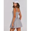 imageANRABESS Womens Tennis Athletic Pleated Summer Mini Dress 2026 Golf Workout Build in Shorts Casual Romper Short SundressGray