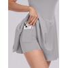 imageANRABESS Womens Tennis Athletic Pleated Summer Mini Dress 2026 Golf Workout Build in Shorts Casual Romper Short SundressGray