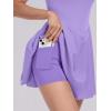 imageANRABESS Womens Tennis Athletic Pleated Summer Mini Dress 2026 Golf Workout Build in Shorts Casual Romper Short SundressPurple