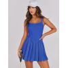 imageANRABESS Womens Tennis Athletic Pleated Summer Mini Dress 2026 Golf Workout Build in Shorts Casual Romper Short SundressRoyal Blue
