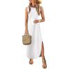 imageANRABESS Women Summer Casual Maxi Sundress Sleeveless Loose Split 2026 Trendy Tank Shirt Long Dress Beach Vacation ClothesWhite
