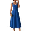 imageANRABESS Womens Sweetheart Neck Sleeveless Midi Dress 2026 Summer Formal Wedding Guest Party Cocktail Dresses with PocketsBlue