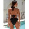 imageANRABESS Bikini Sets for Women Triangle Two Piece Halter Bathing Suit 2026 Summer Beach Vacation Strap Thong Sexy SwimsuitBlack