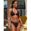 imageANRABESS Bikini Sets for Women Triangle Two Piece Halter Bathing Suit 2026 Summer Beach Vacation Strap Thong Sexy SwimsuitBlack