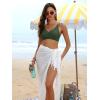 imageANRABESS Bikini Sets for Women V Neck Criss Cross Two Piece Swimsuit Sexy Cutout Bathing Suit 2026 Beach Vacation SwimwearArmy Green