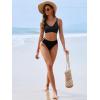 imageANRABESS Bikini Sets for Women V Neck Criss Cross Two Piece Swimsuit Sexy Cutout Bathing Suit 2026 Beach Vacation SwimwearBlack