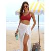 imageANRABESS Bikini Sets for Women V Neck Criss Cross Two Piece Swimsuit Sexy Cutout Bathing Suit 2026 Beach Vacation SwimwearRed