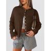 imageANRABESS Cardigan Sweaters for Women Oversized Button Down Long Sleeve Cardigans 2026 Spring Outfits Travel Holiday ClothesCoffee