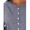 imageANRABESS Cardigan Sweaters for Women Oversized Button Down Long Sleeve Cardigans 2026 Spring Outfits Travel Holiday ClothesDark Grey