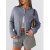 imageANRABESS Cardigan Sweaters for Women Oversized Button Down Long Sleeve Cardigans 2026 Spring Outfits Travel Holiday ClothesDark Grey