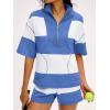 imageANRABESS Striped Short Sets for Women 2 Piece Outfits Summer Casual Oversized Workout Athletisure Travel Lounge Matching SetsBlue White