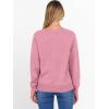 imageANRABESS Sweater for Women Long Sleeve Crewneck 2026 Spring Winter Soft Loose Fit Basic Knit Pullover Sweaters Top OutfitsCoral Pink