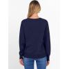 imageANRABESS Sweater for Women Long Sleeve Crewneck 2026 Spring Winter Soft Loose Fit Basic Knit Pullover Sweaters Top OutfitsNavy Blue