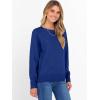 imageANRABESS Sweater for Women Long Sleeve Crewneck 2026 Spring Winter Soft Loose Fit Basic Knit Pullover Sweaters Top OutfitsRoyal Blue