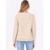 imageANRABESS Sweaters for Women Long Sleeve Cropped Lightweight 2026 Spring Casual Knit Crewneck Pullover Top Soft Trendy OutfitsAlmond