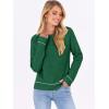 imageANRABESS Sweaters for Women Long Sleeve Cropped Lightweight 2026 Spring Casual Knit Crewneck Pullover Top Soft Trendy OutfitsForest Green