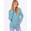 imageANRABESS Sweaters for Women Long Sleeve Cropped Lightweight 2026 Spring Casual Knit Crewneck Pullover Top Soft Trendy OutfitsLight Blue