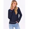 imageANRABESS Sweaters for Women Long Sleeve Cropped Lightweight 2026 Spring Casual Knit Crewneck Pullover Top Soft Trendy OutfitsNavy Blue