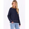 imageANRABESS Sweaters for Women Long Sleeve Cropped Lightweight 2026 Spring Casual Knit Crewneck Pullover Top Soft Trendy OutfitsNavy Blue