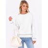 imageANRABESS Sweaters for Women Long Sleeve Cropped Lightweight 2026 Spring Casual Knit Crewneck Pullover Top Soft Trendy OutfitsWhite