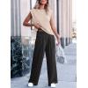 imageANRABESS Women 2 Piece Outfits Tank Top amp Palazzo Pants 2026 Summer Lounge Matching Sets Travel Vacation Beach ClothingAlmond