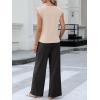imageANRABESS Women 2 Piece Outfits Tank Top amp Palazzo Pants 2026 Summer Lounge Matching Sets Travel Vacation Beach ClothingAlmond